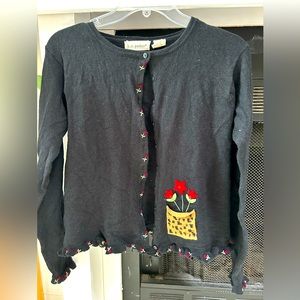 VTG K.C. Parker Embroidered Sweater (S)